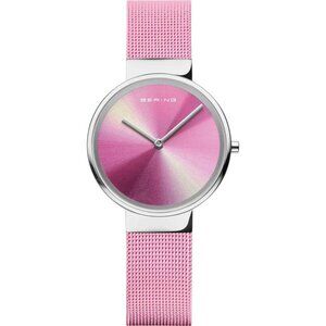 Bering Women's Classic Stainless Steel Milanese Mesh Watch, 31mm